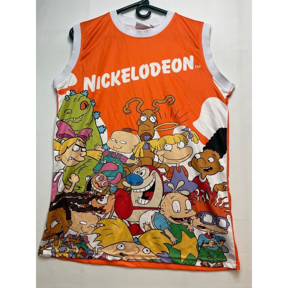 Nickelodeon tank shirt adult medium Rug Rats 2021 orange